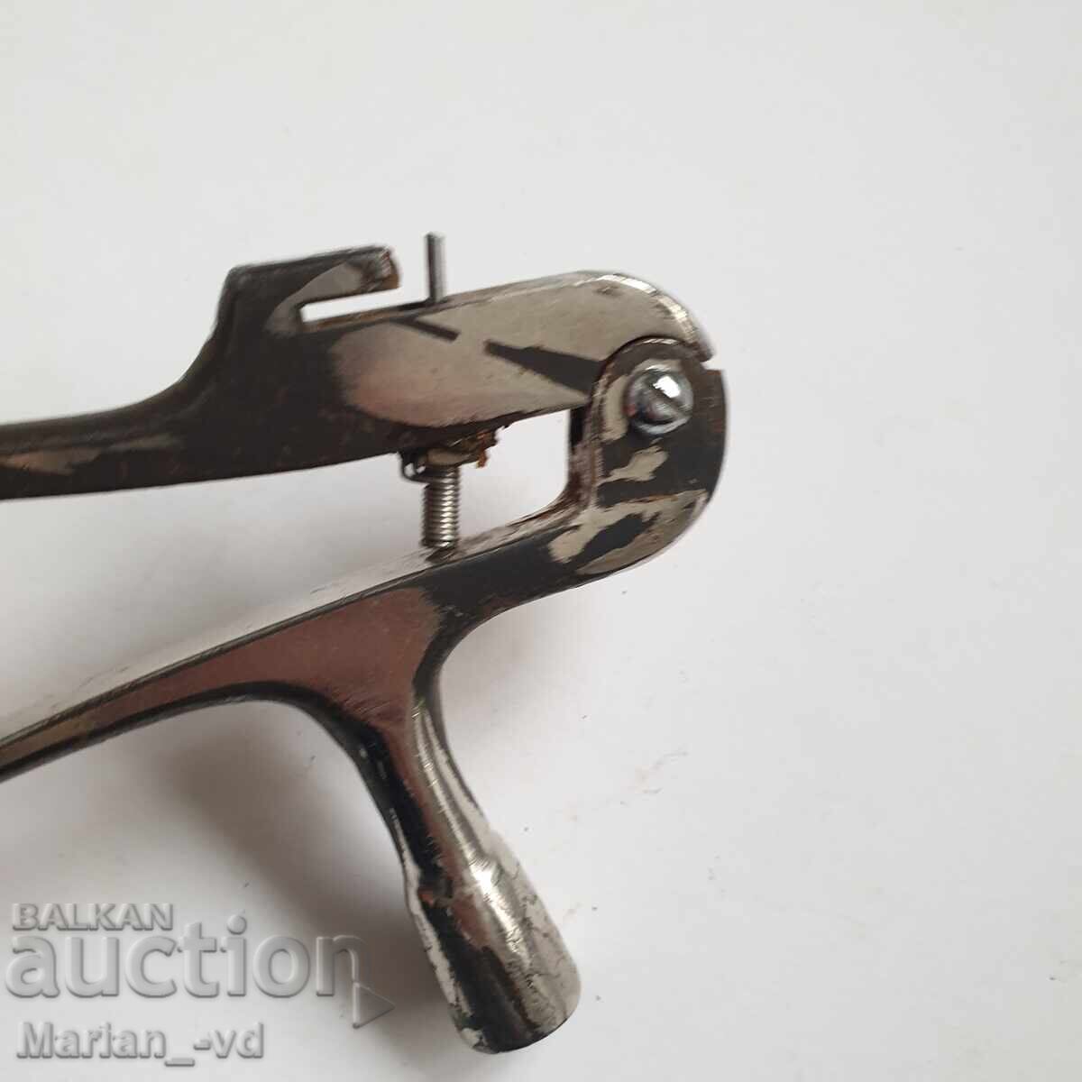 Metal conductor's punch from BDZ (Bulgarian State Railways) 60s NRB - 5