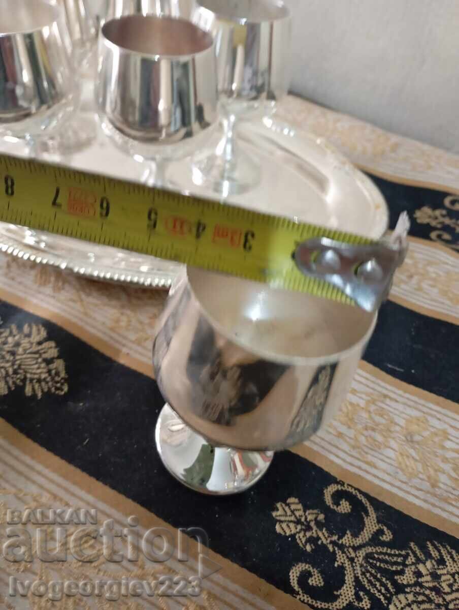 Доставка на Посребрен сервиз за алкохол Доставка на Посребрен сервиз за алкохол