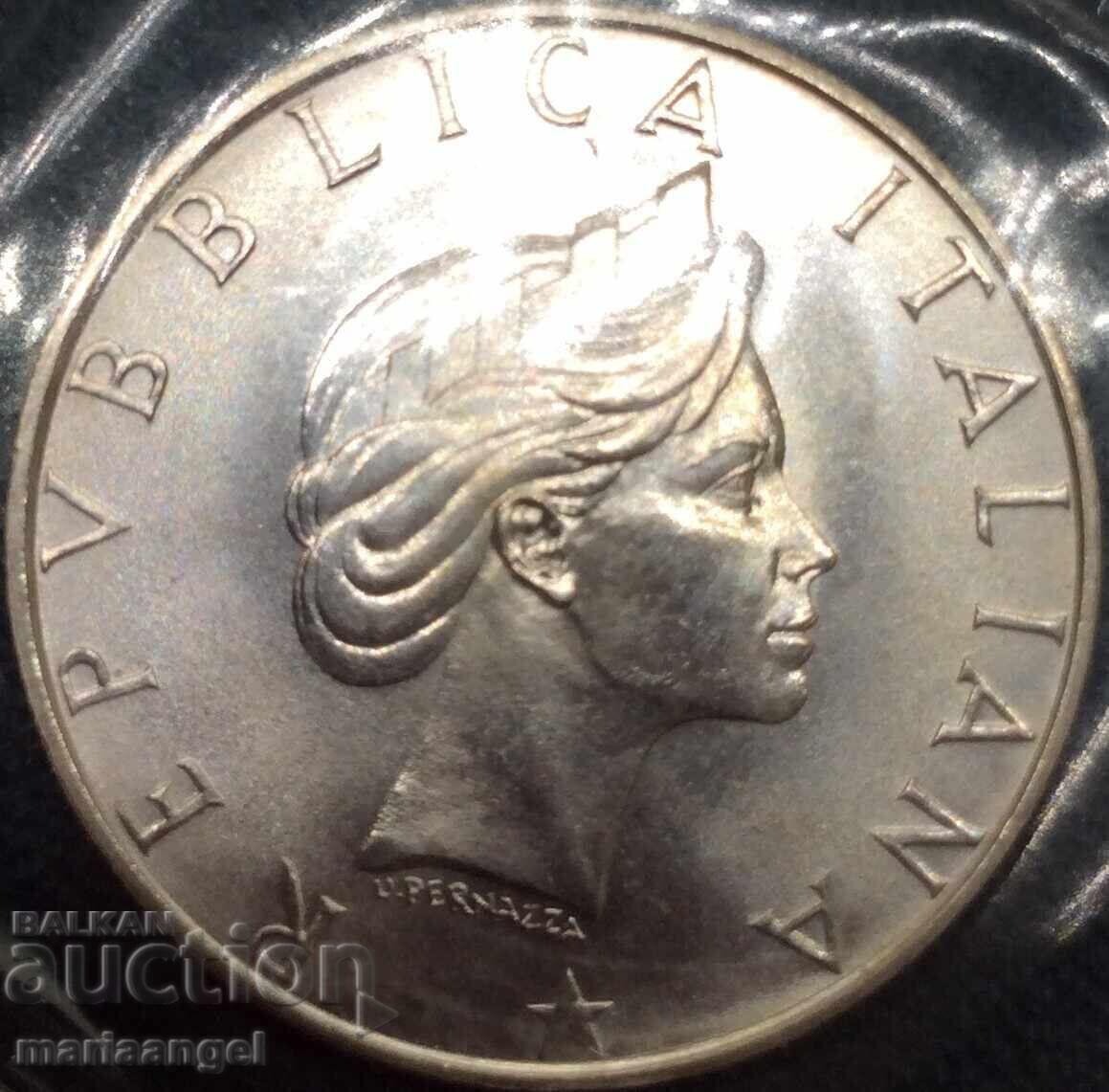 500 lire 1986 Italia UNC Anul Păcii Ag cu preț 54.00 BGN | € 27.61
