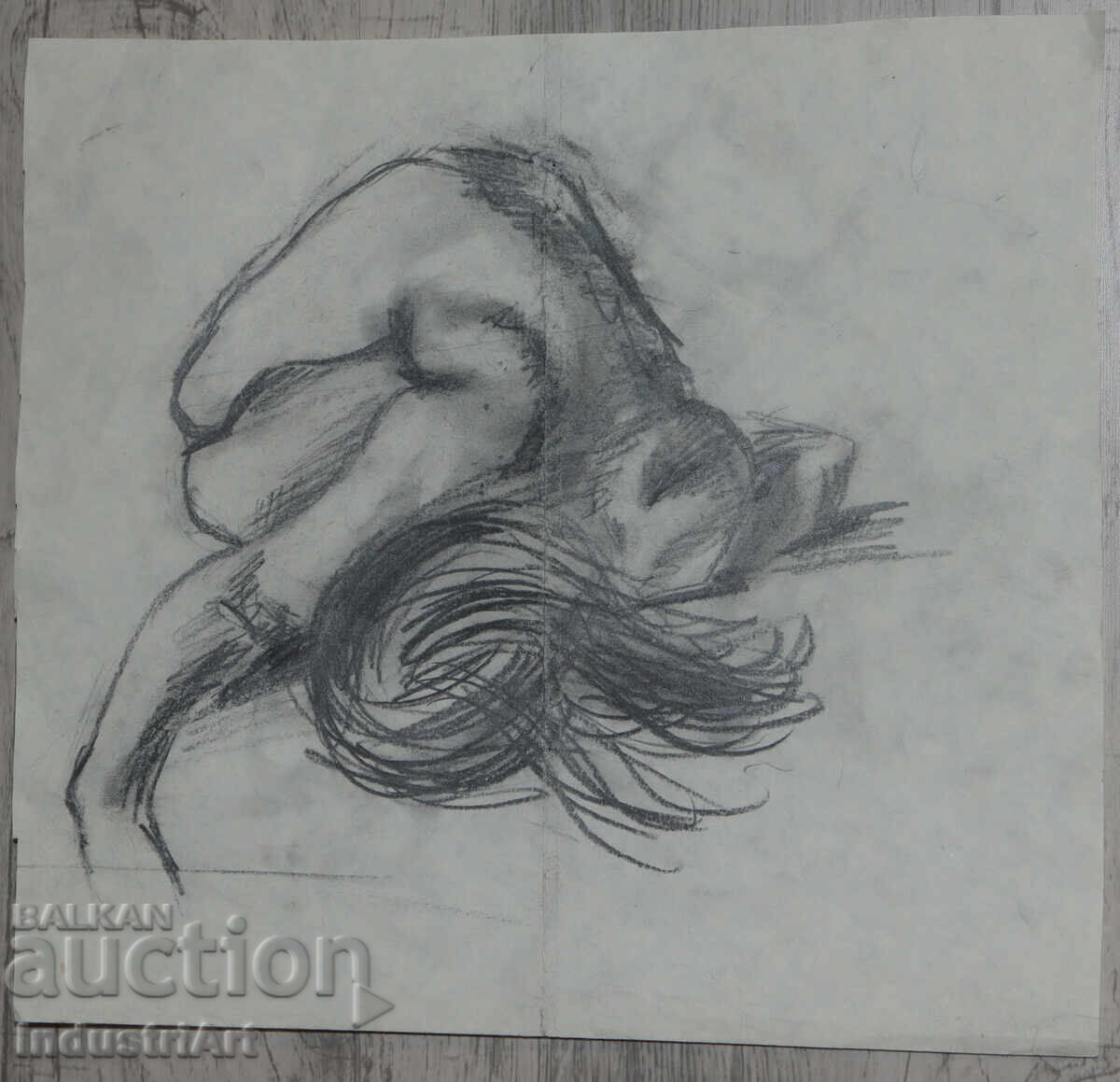 Old pencil drawing portrait nude body with price 100.00 BGN | € 51.13 Old pencil drawing portrait nude body with price 100.00 BGN | € 51.13