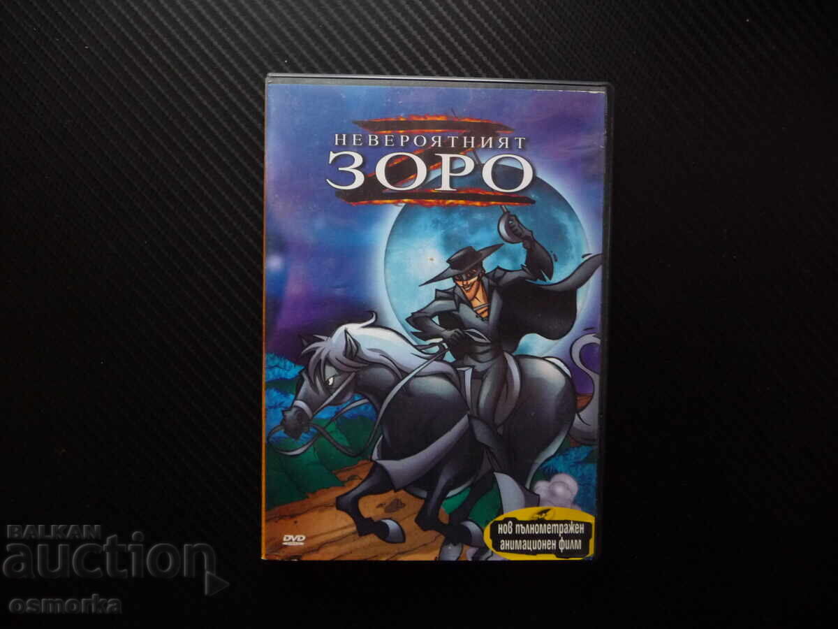 The Incredible Zorro DVD Film Don Diego Vega Sword Duel Adventure