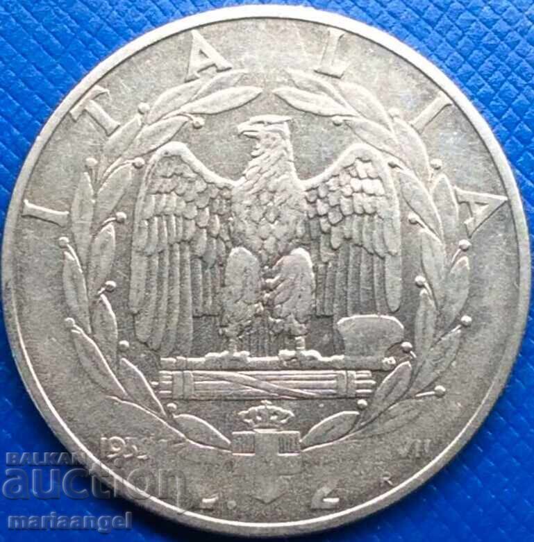 2 Lire 1939 Italia XVII Magnetică 29mm - 7