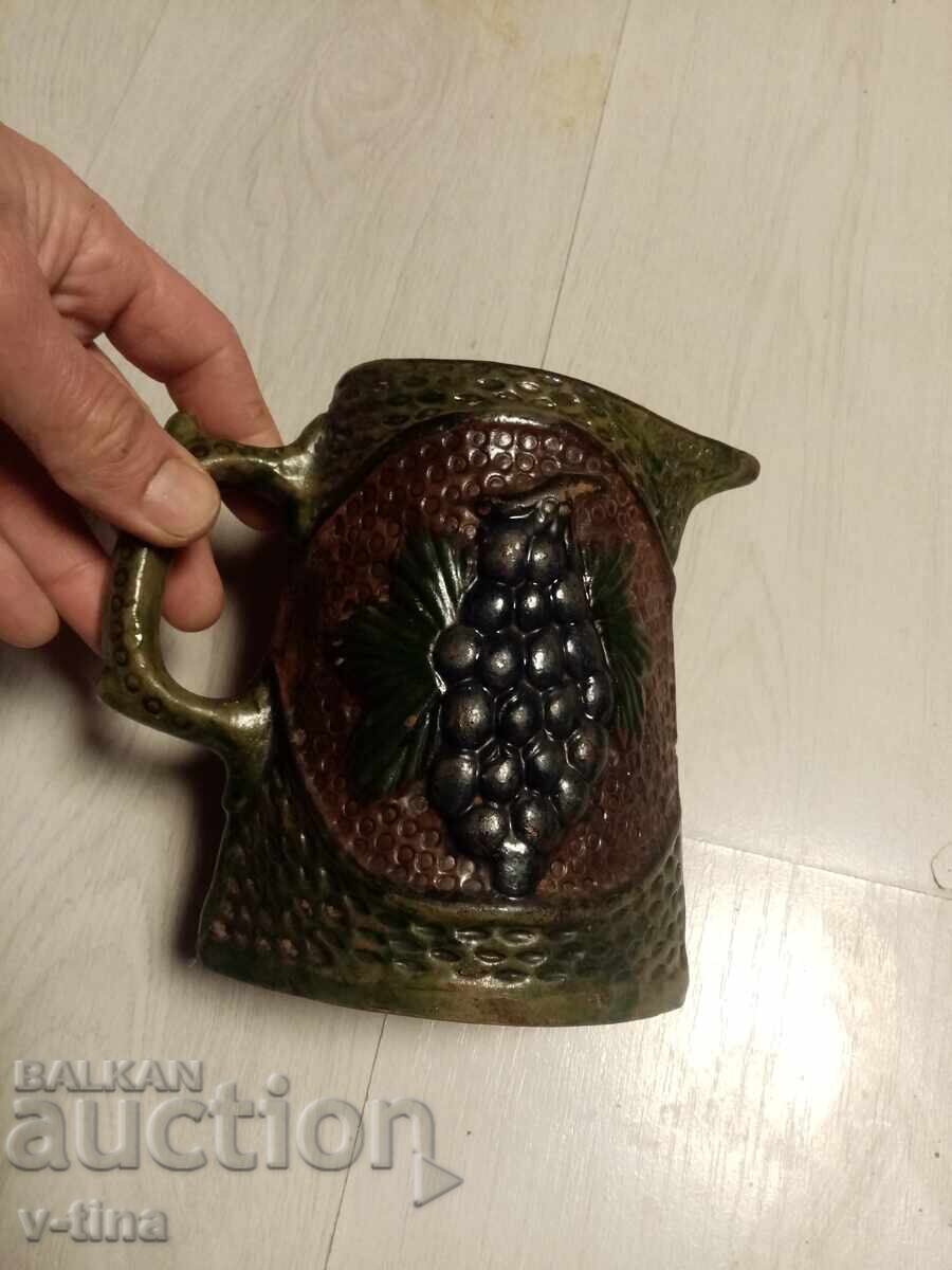 Old Troy Pottery Jug, Handmade - 6 Old Troy Pottery Jug, Handmade - 6