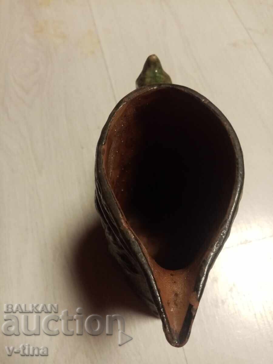 Old Troy Pottery Jug, Handmade Old Troy Pottery Jug, Handmade