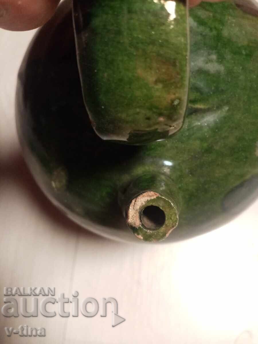 Old 100-year-old rare jug krondir ceramics - 6