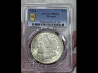 1 Δολάριο Μόργκαν 1921 PCGS MS 64