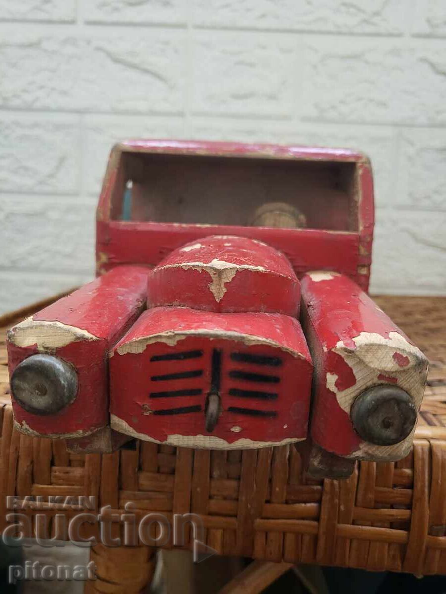 Παλιό ξύλινο φορτηγό παιχνίδι - 5 Παλιό ξύλινο φορτηγό παιχνίδι - 5