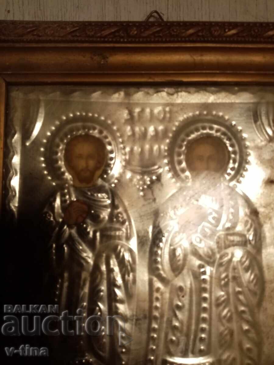 Аукцион Стара гръцка икона обков