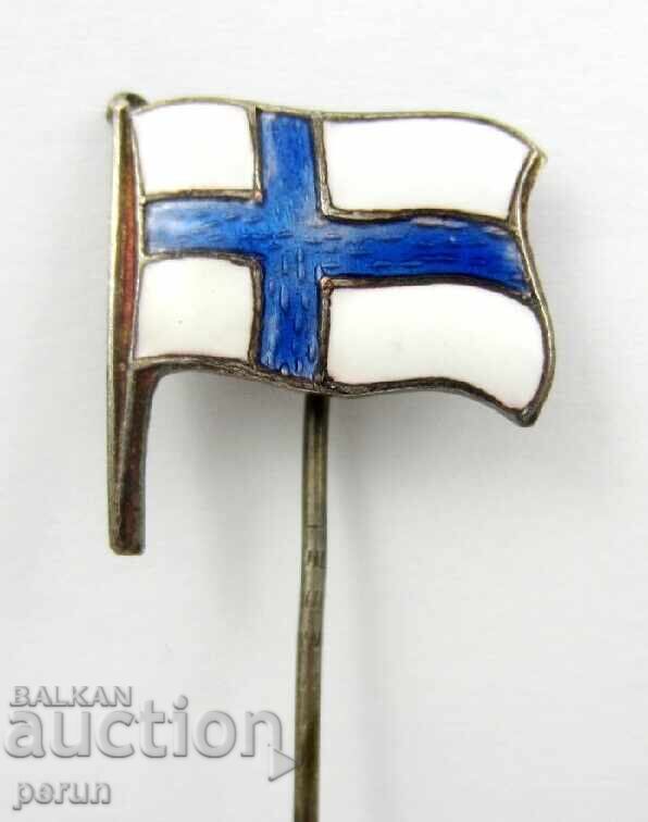 Много стара значка-Флаг на Финландия-Топ емайл с цена 12.99 лв. | € 6.64