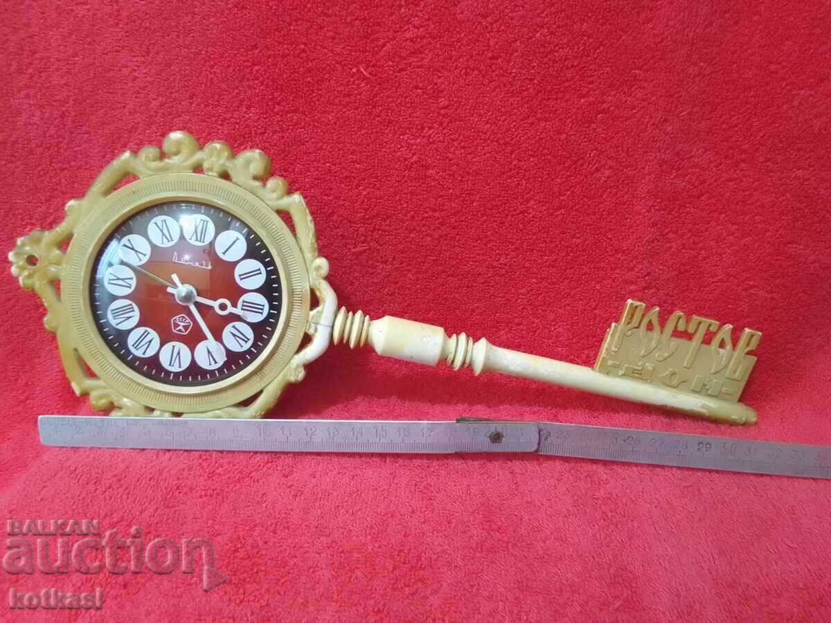 Ceas vechi Cheie Ceas deșteptător Vityaz URSS Rostov pe Don - 5