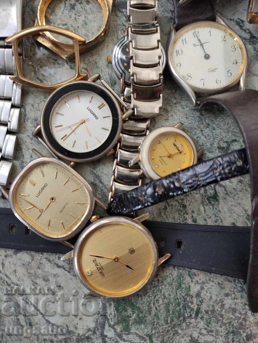 Auction Lot of watch parts. Cases, Bracelets. From 1 St Auction Lot of watch parts. Cases, Bracelets. From 1 St