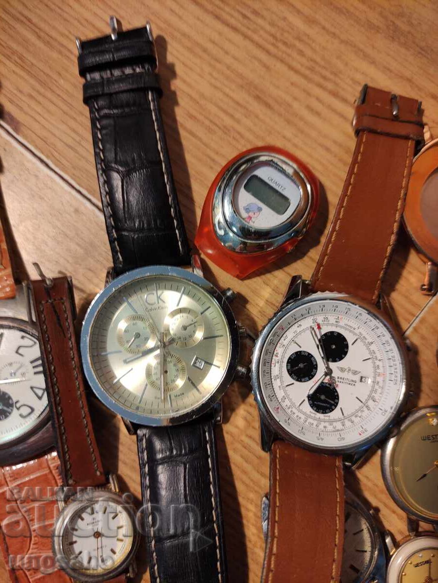 Lot of watch parts. Cases, Bracelets. From 1 St - 5 Lot of watch parts. Cases, Bracelets. From 1 St - 5