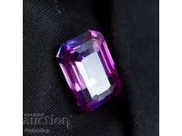 ΒΖΤ! 4.75 καρατίων φυσικός ζαφείρις σμαράγδι πιστοποιημένο. AGL από 1 λεπτό!