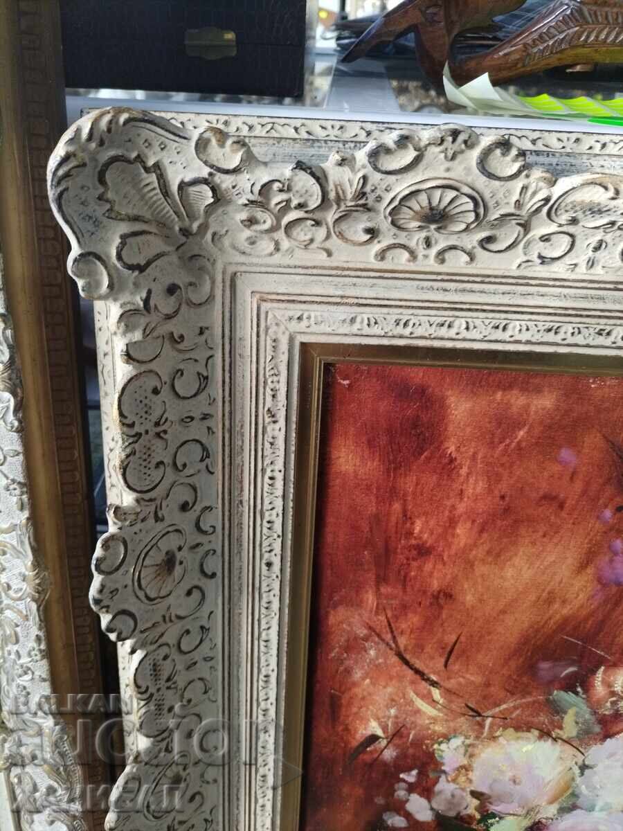 Auction A VERY BEAUTIFUL PAINTING WITH A UNIQUE BAROQUE FRAME Auction A VERY BEAUTIFUL PAINTING WITH A UNIQUE BAROQUE FRAME