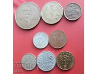 Mixed lot of 8 coins