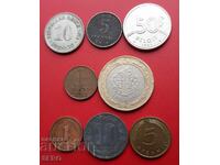 Mixed lot of 8 coins