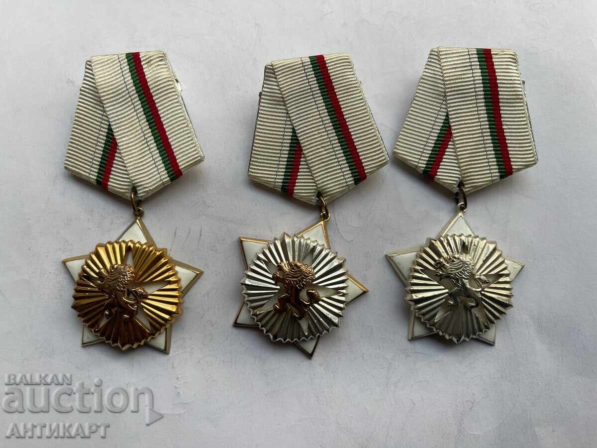 Ordinul pentru Curaj Civil și Merit set 1+2+3 st Ordinul pentru Curaj Civil și Merit set 1+2+3 st