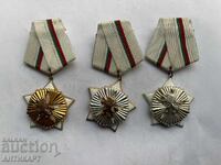 Order for Civil Valor and Merit, set 1st + 2nd + 3rd class