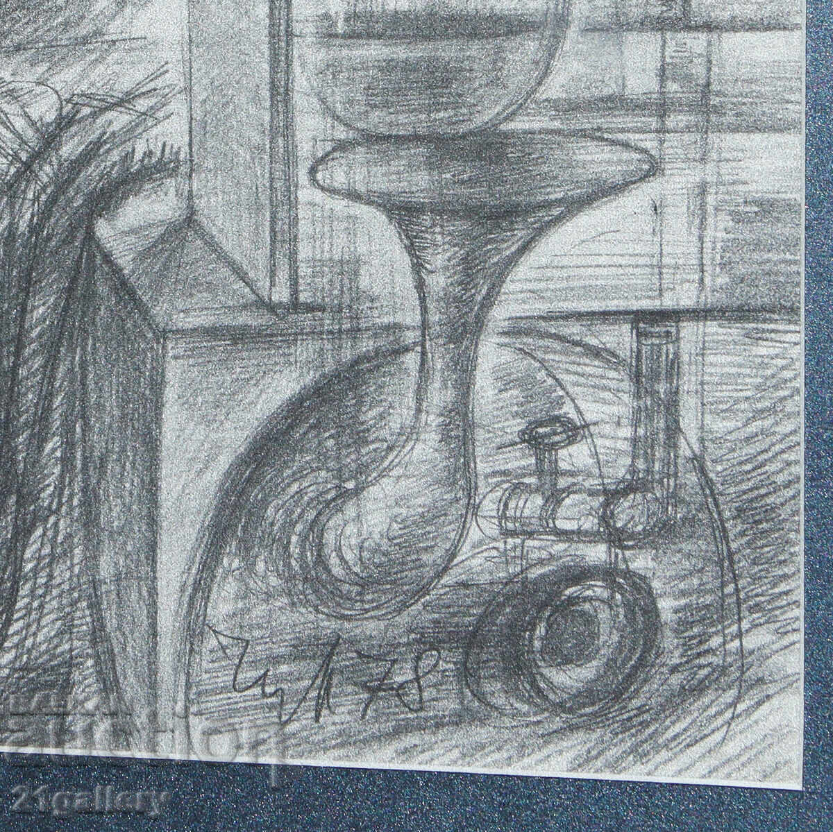 Prof. Petar Chuhovski (1922-1995) Lithograph 1978 - 6