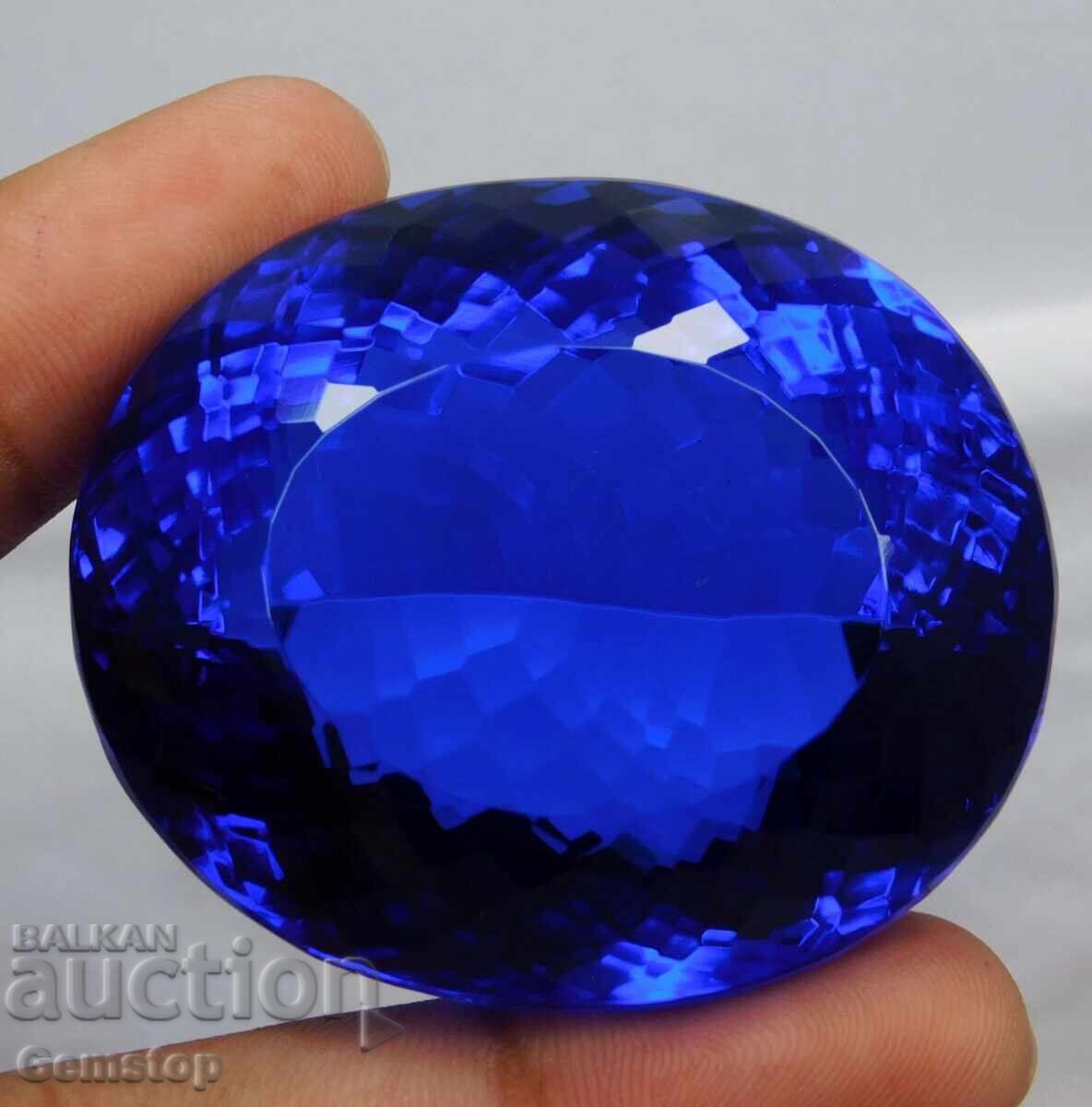 ΜΠΖ! 108.35 καράτια φυσικό τανζανίτη οβάλ πιστοποιημένο VGTL από 1ο! με τιμή 32.00 BGN | € 16.36 ΜΠΖ! 108.35 καράτια φυσικό τανζανίτη οβάλ πιστοποιημένο VGTL από 1ο! με τιμή 32.00 BGN | € 16.36