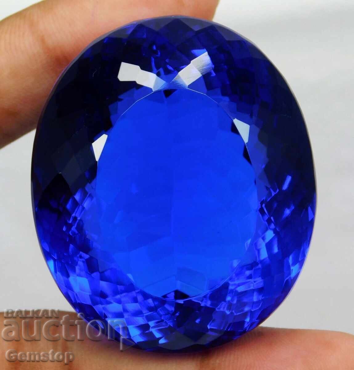 ΜΠΖ! 108.35 καράτια φυσικό τανζανίτη οβάλ πιστοποιημένο VGTL από 1ο! ΜΠΖ! 108.35 καράτια φυσικό τανζανίτη οβάλ πιστοποιημένο VGTL από 1ο!