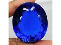 ΜΠΖ! 108.35 καράτια φυσικό τανζανίτη οβάλ πιστοποιημένο VGTL από 1ο!
