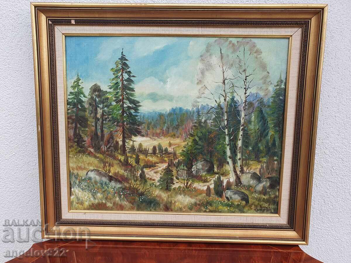 Pictura in ulei originala pe panza!!! cu preț 17.11 BGN | € 8.75