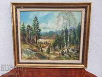Pictura in ulei originala pe panza!!!