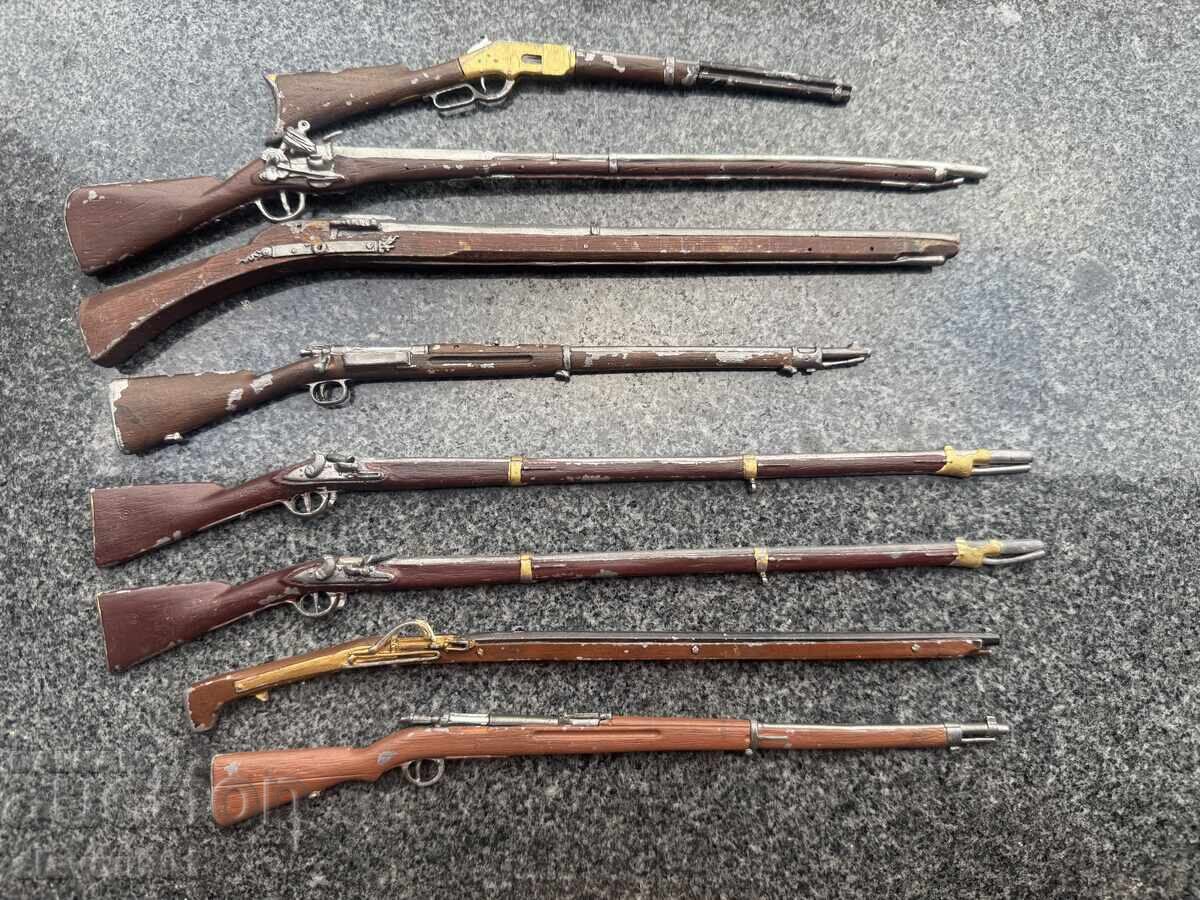 Μινιατούρες διακοσμητικά τουφέκια συλλογή Μινιατούρες διακοσμητικά τουφέκια συλλογή