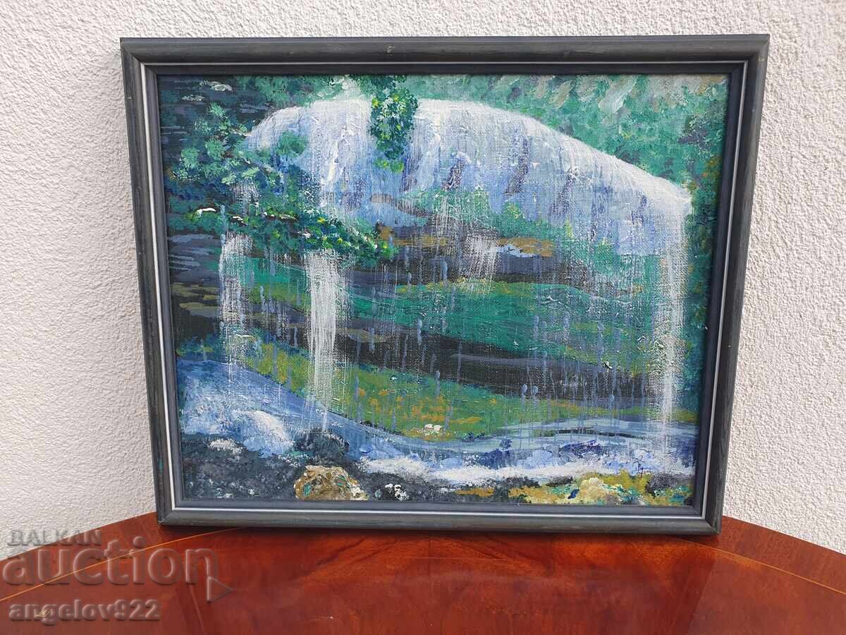Original oil painting on canvas!!! with price 2.50 BGN | € 1.28