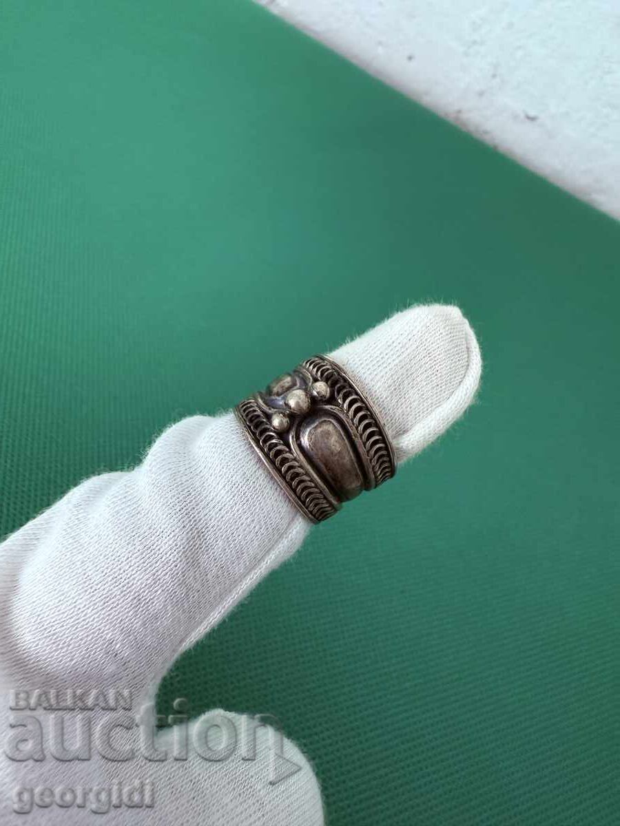 Χειροποίητο ασημένιο δαχτυλίδι. Νο. 7633 - 5