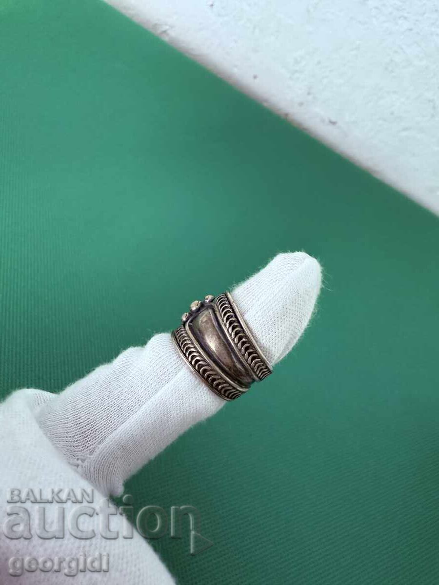 Χειροποίητο ασημένιο δαχτυλίδι. Νο. 7633 - 6