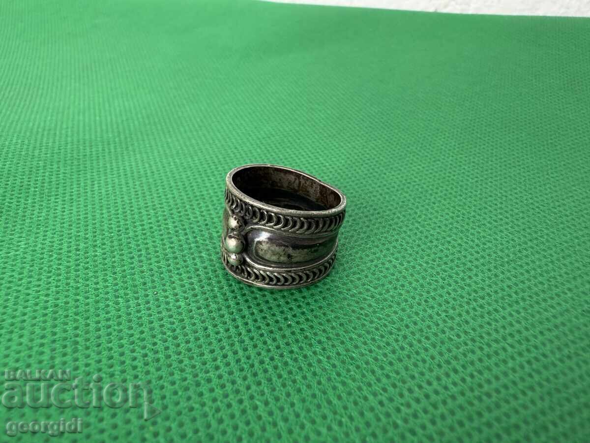 Χειροποίητο ασημένιο δαχτυλίδι. Νο. 7633
