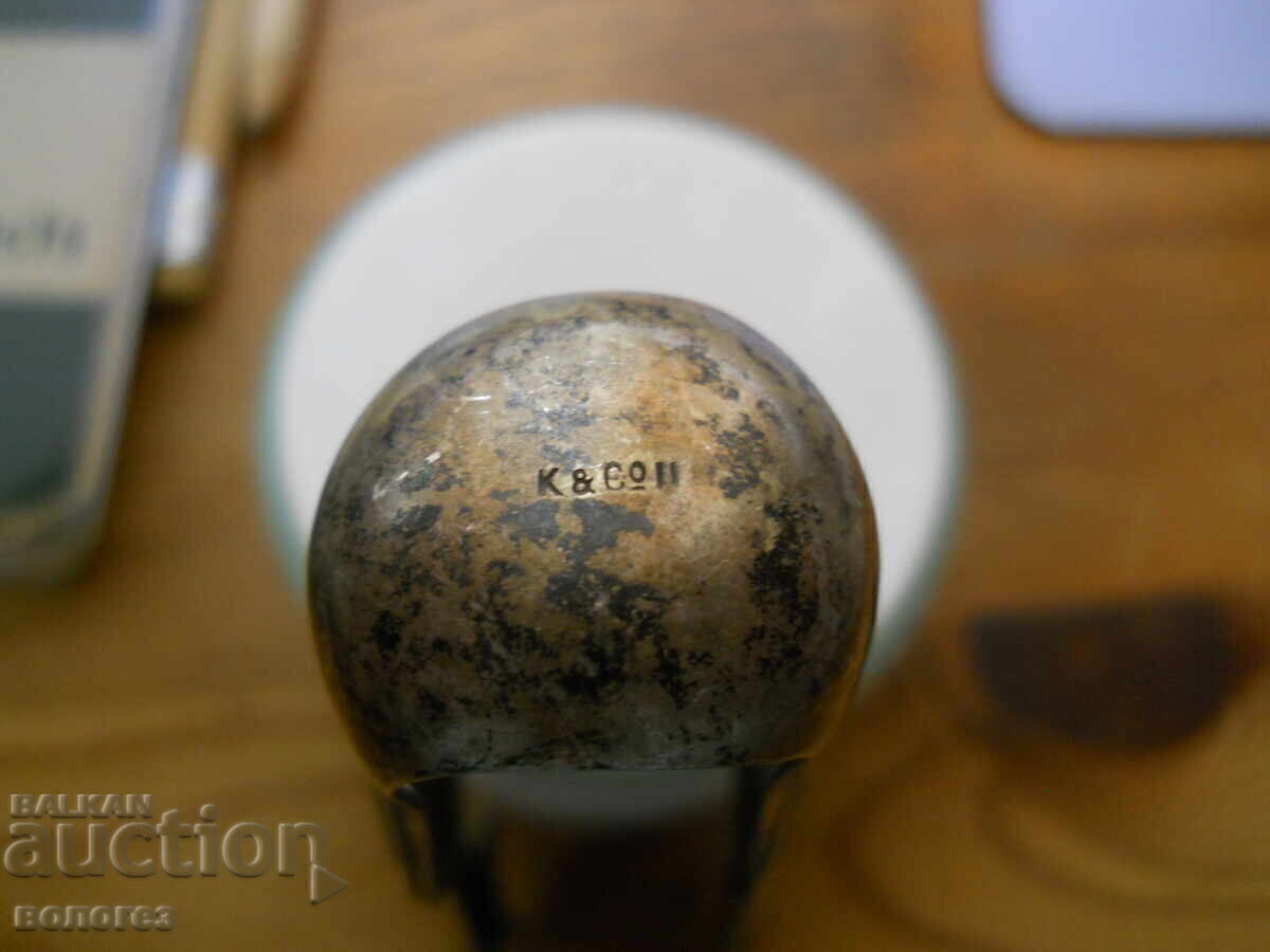 Auction  Antique Silver Sugar Tongs "K&Co"