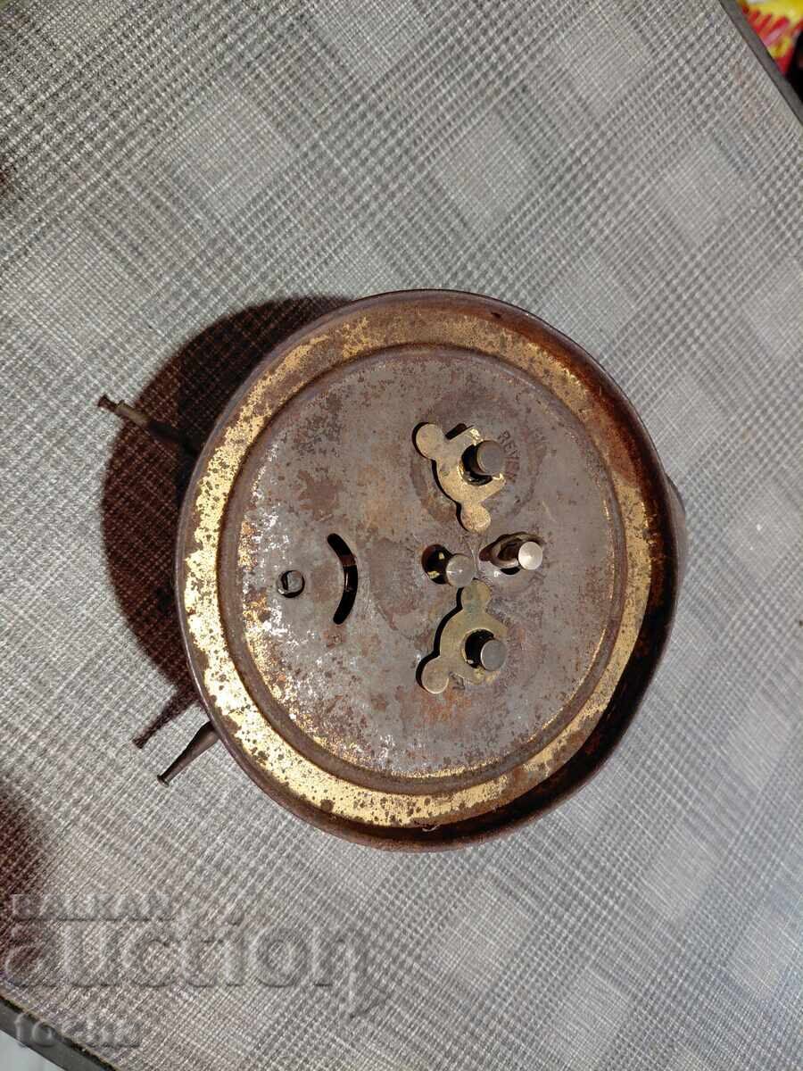 Παράδοση Παλαιό ρολόι ρουμανικών σιδηροδρόμων 18xx. Λειτουργεί