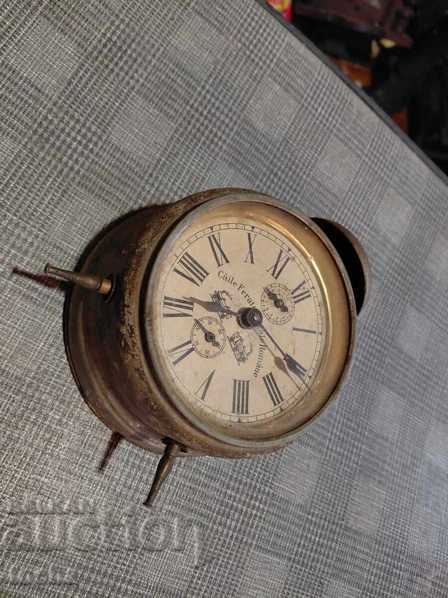 Παλαιό ρολόι ρουμανικών σιδηροδρόμων 18xx. Λειτουργεί