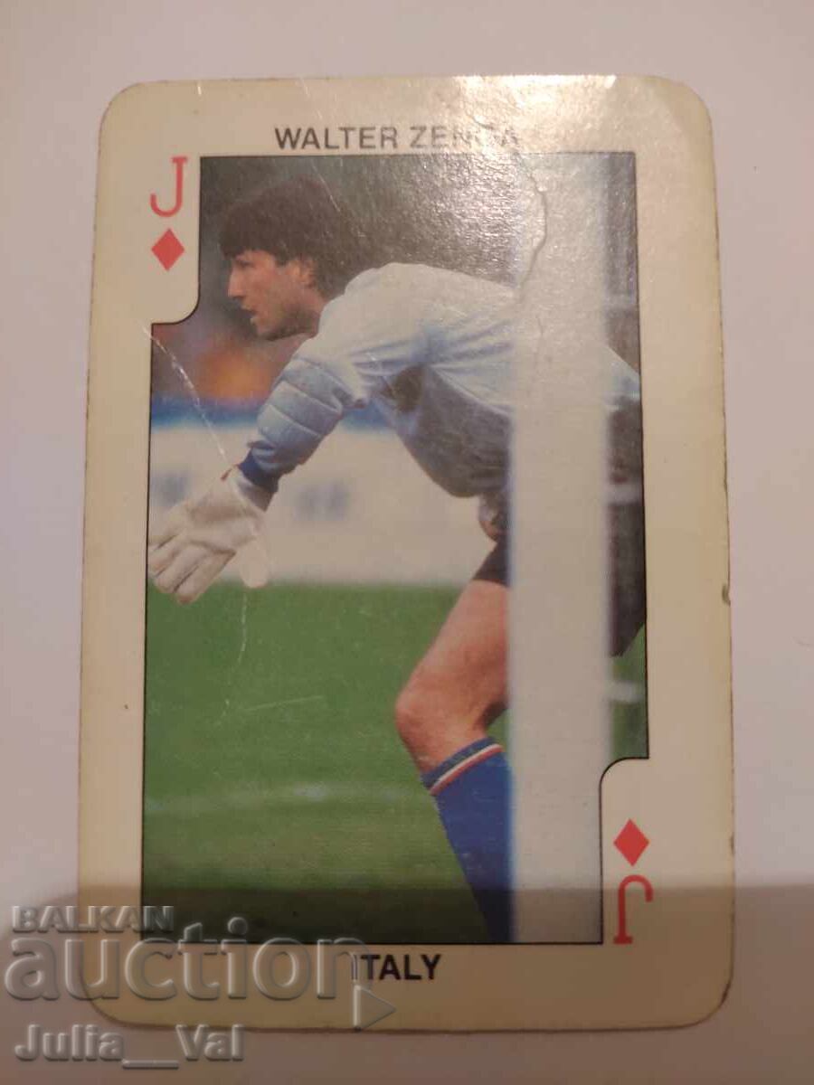 Футбол - Валтер Дзенга - карта за игра Футбол - Валтер Дзенга - карта за игра