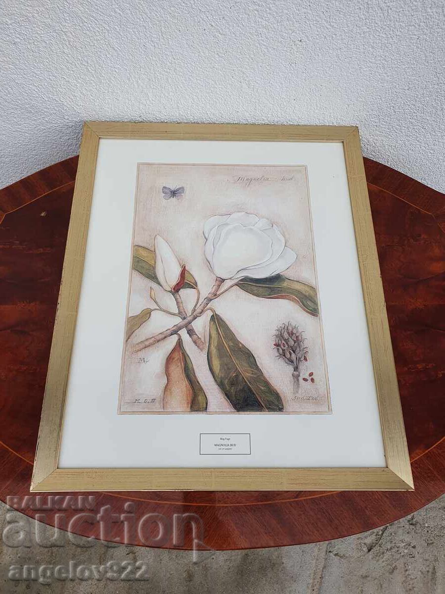 Авторска графика в красива дървена рамка със стъкло!!! с цена 2.50 лв. | € 1.28