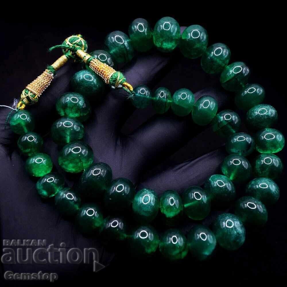 Δημοπρασία ΒΖΤ! 500 κ-τa μονόσειρο κολιέ σμαραγδιού από 1στ! Δημοπρασία ΒΖΤ! 500 κ-τa μονόσειρο κολιέ σμαραγδιού από 1στ!