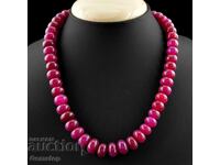 ΒΖΤ! 923 καράτια εντυπωσιακό κολιέ από ρουμπίνι-κορούνδιο από 1στ!