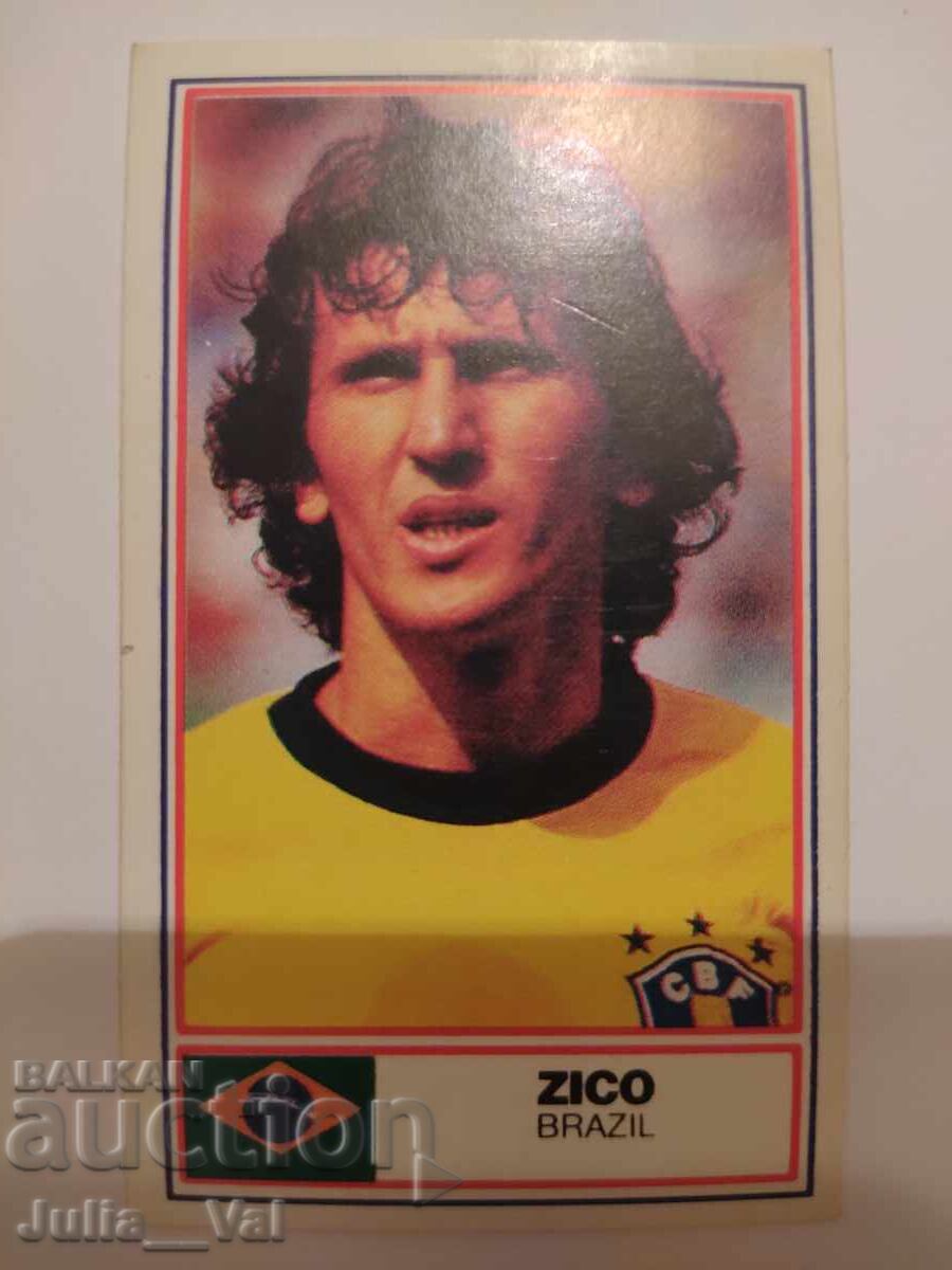 Футбол - Зико - Бразилия Футбол - Зико - Бразилия