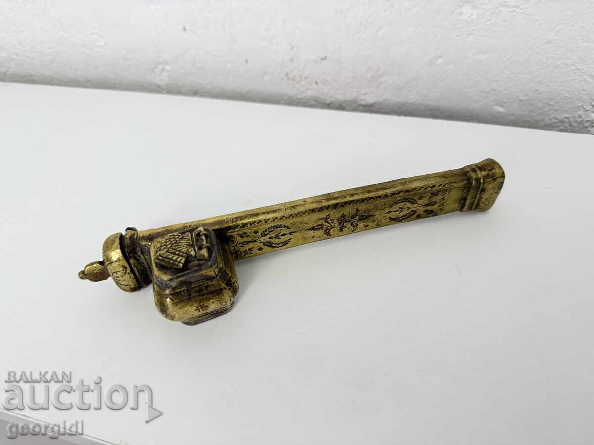 Традиционен бронзов девит / мастилница / писалище №7629 с цена 275.00 лв. | € 140.61