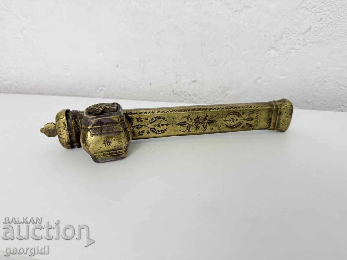 Традиционен бронзов девит / мастилница / писалище №7629