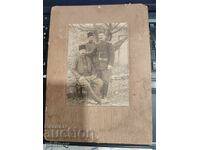 Military Man with Peasants