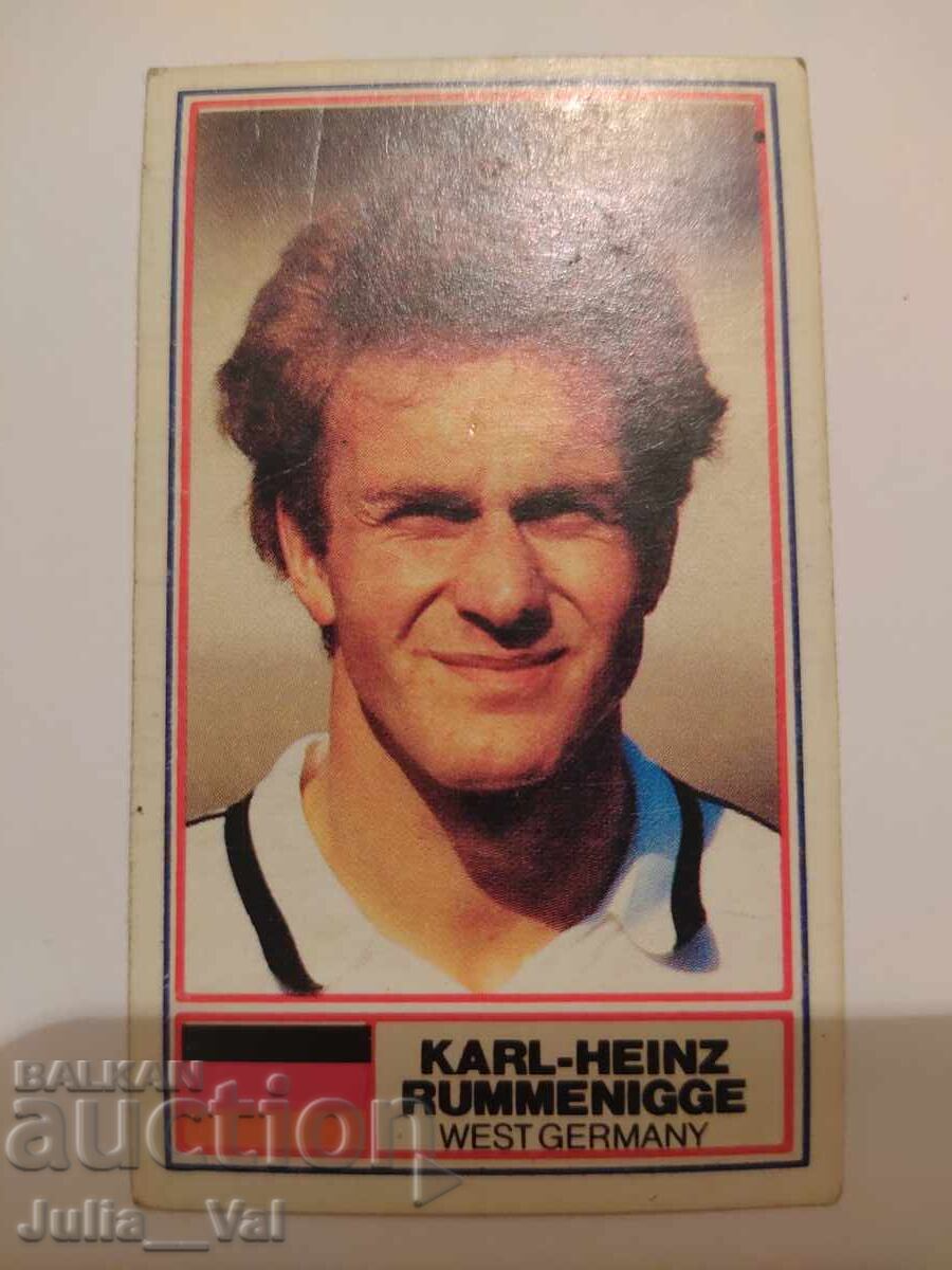 Футбол - Карл - Хайнц Румениге - Германия Футбол - Карл - Хайнц Румениге - Германия