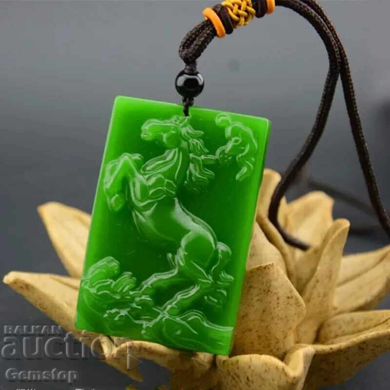 ΒΖΤ! 185κ-τa φυσικό μενταγιόν φυλαχτό νεφρίτη άλογο από 1στ! ΒΖΤ! 185κ-τa φυσικό μενταγιόν φυλαχτό νεφρίτη άλογο από 1στ!