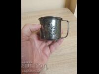 Vintage metal cup from 1958