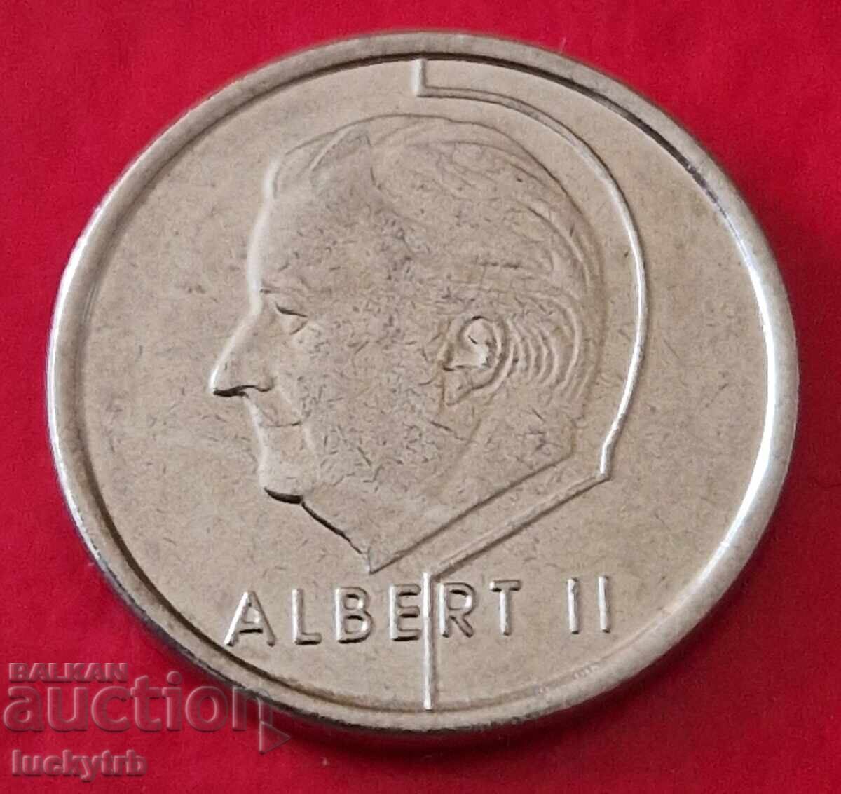 1 Franc 1998 - Belgium - Legend in French with price € 0.20 | 0.39 BGN