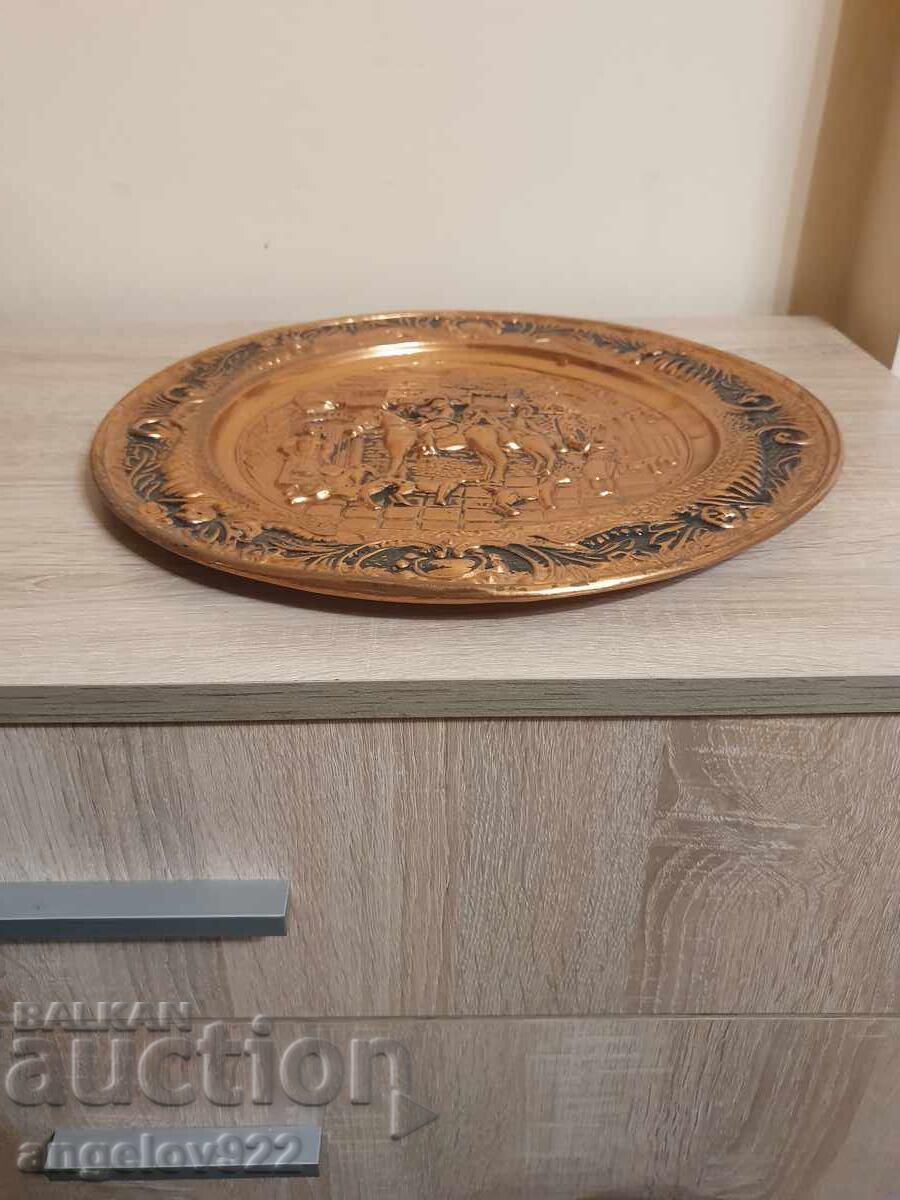 Παράδοση Ανάγλυφη Χάλκινη Πλακέτα Τοίχου!!!