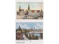 Γερμανία - Δρέσδη 2 ταξιδεμένα 1908